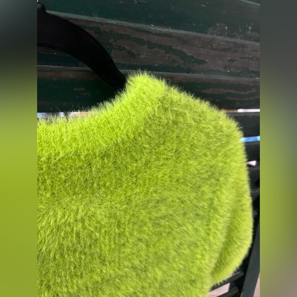 Lazy Oaf x Gentle Thrills ~ Fluffy Doggy Knitted Top size 8 US / 12 UK NWOT - Picture 5 of 10